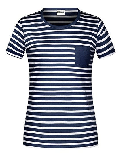James&Nicholson - Ladies´ T-Shirt Striped